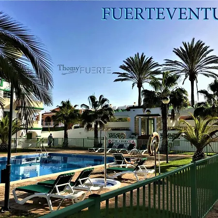 Charming With Mountain View In Castillo 60m² Shared Pool Appartamento Caleta De Fuste
